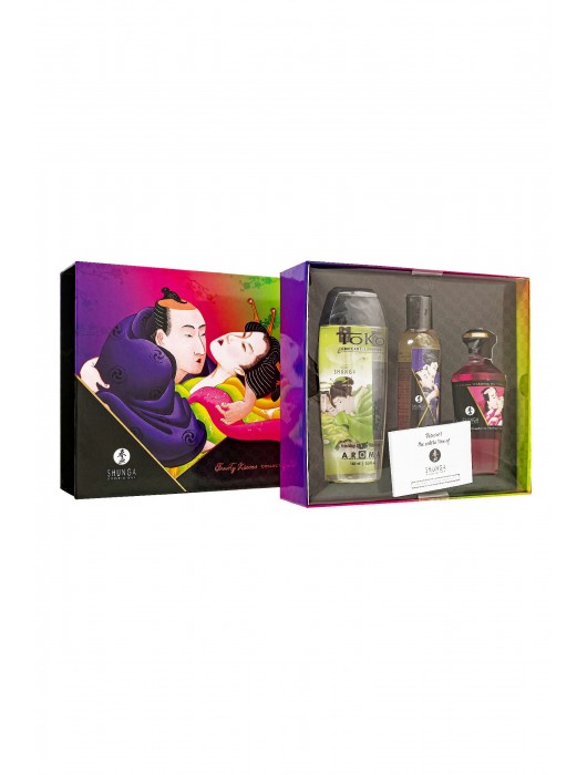 Подарочный набор Fruity Kisses из 3 предметов - Shunga - купить с доставкой в Балаково