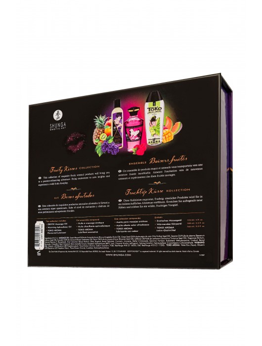 Подарочный набор Fruity Kisses из 3 предметов - Shunga - купить с доставкой в Балаково
