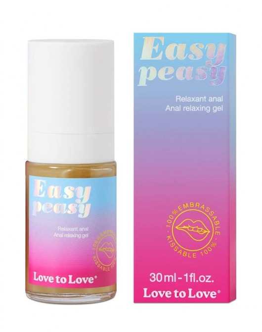 Анальный расслабляющий гель Easy Peasy - 30 мл. - Love to Love - купить с доставкой в Балаково