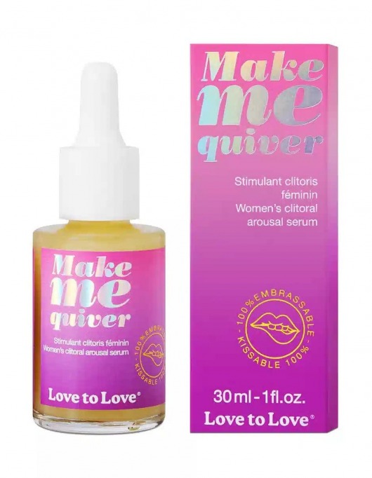 Возбуждающие капли для клитора Make Me Quiver - 30 мл. - Love to Love - купить с доставкой в Балаково