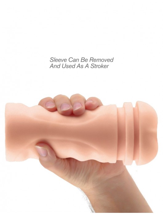 Мастурбатор-вагина Extreme Toyz Mega Grip Vibrating Stroker Mouth - Pipedream - в Балаково купить с доставкой