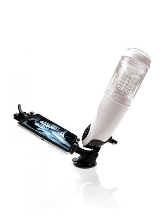 Перезаряжаемый мастурбатор-вагина с держателем для мобильных устройств Extreme Toyz Me - Pipedream - в Балаково купить с доставкой