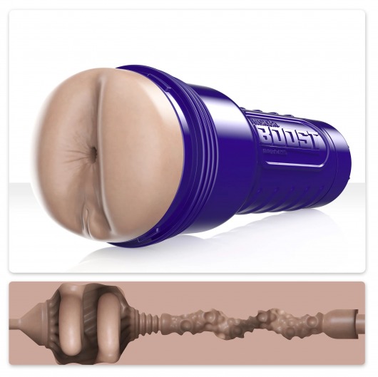 Телесный мастурбатор-анус Fleshlight Boost Blast Female - Fleshlight - в Балаково купить с доставкой