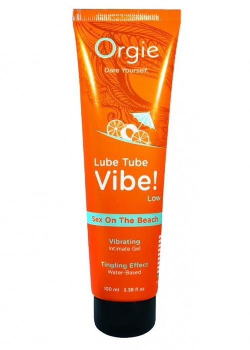 Гель с эффектом вибрации Lube Tube Vibe Low Sex On The Beach - 100 мл. - ORGIE - купить с доставкой в Балаково