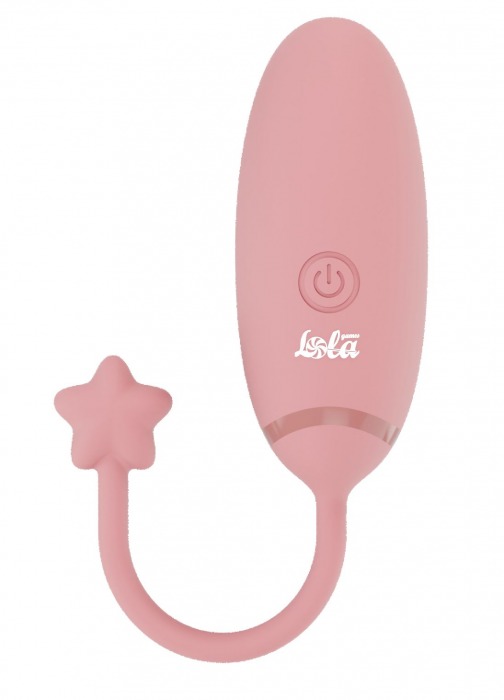 Нежно-розовое виброяйцо с управлением через приложение Diana - Lola Games