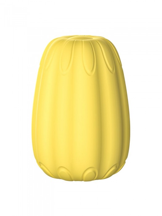 Желтый мастурбатор-яйцо Bisedze - LoveStore - в Балаково купить с доставкой