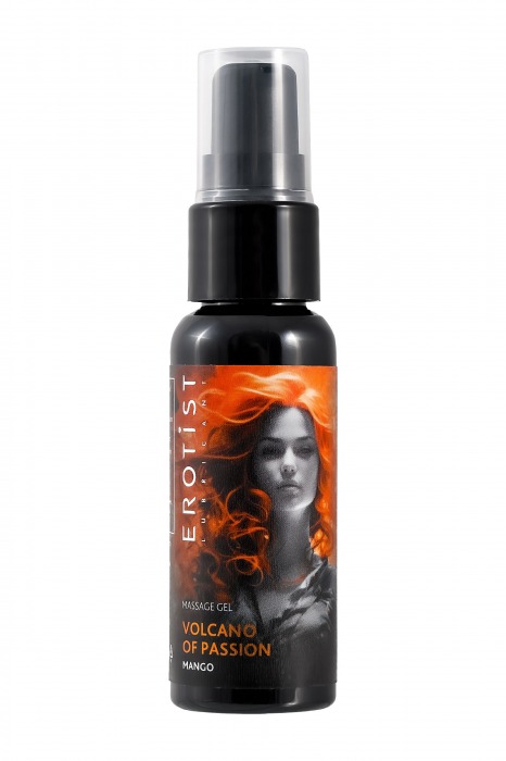 Гель с эффектом вибрации Volcano Of Passion со вкусом манго - 25 мл. - Erotist Lubricants - купить с доставкой в Балаково