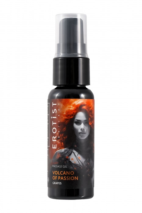 Гель с эффектом вибрации Volcano Of Passion со вкусом винограда - 25 мл. - Erotist Lubricants - купить с доставкой в Балаково