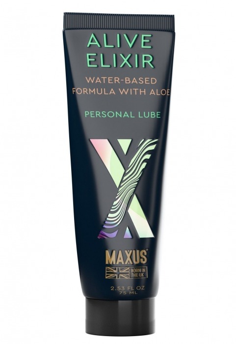 Интимный гель на водной основе MAXUS Alive Elixir - 75 мл. - Maxus - купить с доставкой в Балаково