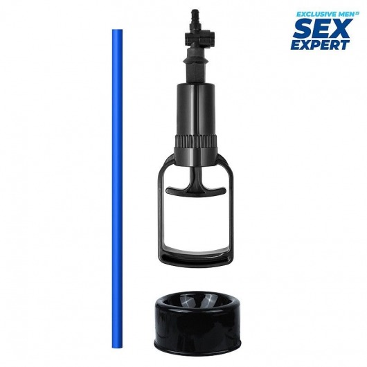 Комплект запасных частей для помпы: ручка, шланг и уплотнительная насадка - Sex Expert - купить с доставкой в Балаково