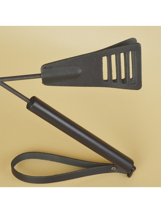 Черный кожаный стек «Сириус» - 60 см. - Sitabella - купить с доставкой в Балаково