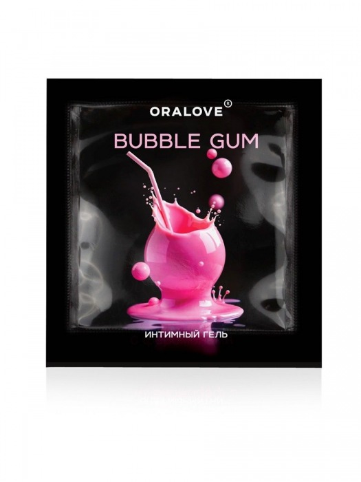 Саше съедобной оральной смазки OraLove с ароматом бабл-гам - 3 гр. - Биоритм - купить с доставкой в Балаково