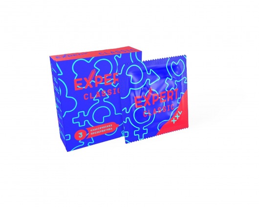 Презервативы увеличенного размера Expert Classic XXL - 3 шт. - Expert - купить с доставкой в Балаково