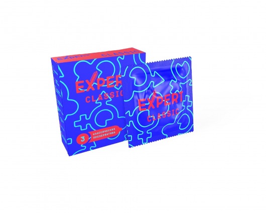 Классические презервативы Expert Classic - 3 шт. - Expert - купить с доставкой в Балаково