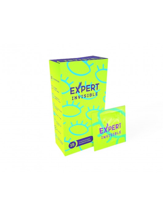 Ультратонкие презервативы Expert Invisible - 15 шт. - Expert - купить с доставкой в Балаково