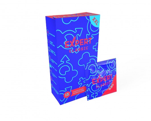 Презервативы увеличенного размера Expert Classic XXL - 15 шт. - Expert - купить с доставкой в Балаково