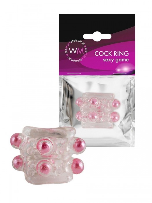 Прозрачная насадка на пенис с цветными шариками - Erowoman-Eroman - в Балаково купить с доставкой