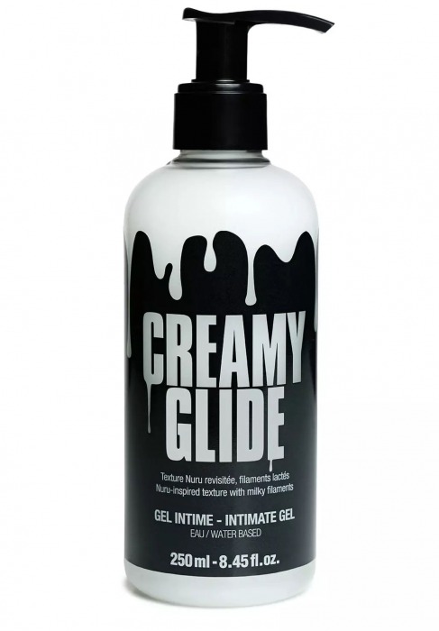 Лубрикант на водной основе Creamy Glide с консистенцией спермы - 250 мл. - Strap-on-me - купить с доставкой в Балаково