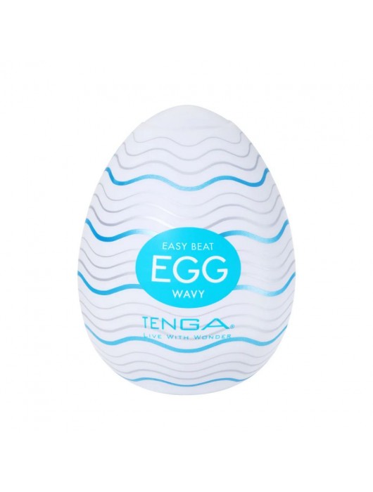 Мастурбатор-яйцо Tenga Egg Wavy - Tenga - в Балаково купить с доставкой