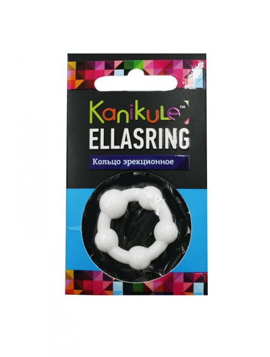 Цветное эрекционное кольцо с шариками Ellasring - Sitabella - в Балаково купить с доставкой