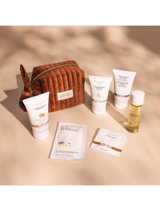 Набор YESforLOV La Trousse Enchantée в коричневой косметичке - YESforLOV - купить с доставкой в Балаково