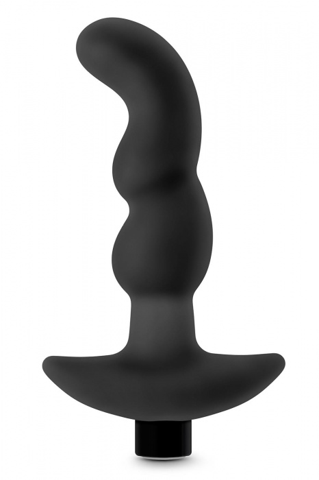 Черный вибромассажер простаты Prostate Massager 03 - 15,2 см. - Blush Novelties - в Балаково купить с доставкой