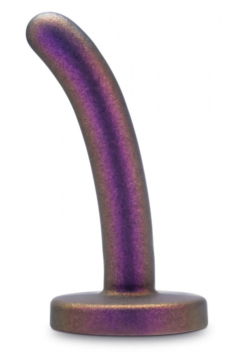 Фиолетовая насадка с гладкой поверхностью Surrender 4.75 Inch Beginner Pegging Dildo - 12 см. - Blush Novelties - купить с доставкой в Балаково