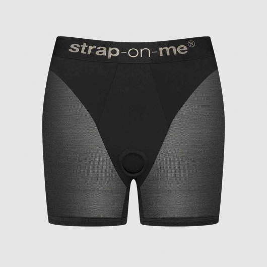 Трусики-шорты для фиксации насадок Strap-on-me Harness Lingerie Halo - size M - Strap-on-me - купить с доставкой в Балаково