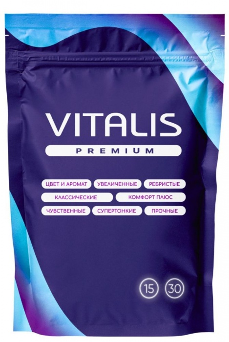 Презервативы VITALIS Premium Сomfort Plus анатомической формы - 15 шт. - Vitalis - купить с доставкой в Балаково