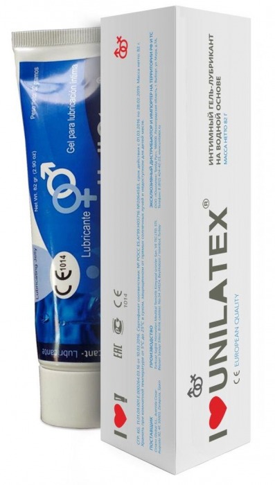 Лубрикант на водной основе Unilatex Gel - 80 мл. - Unilatex - купить с доставкой в Балаково