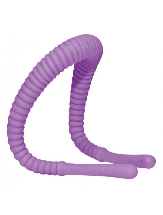 Фиолетовый гибкий фаллоимитатор Intimate Spreader для G-стимуляции - Orion
