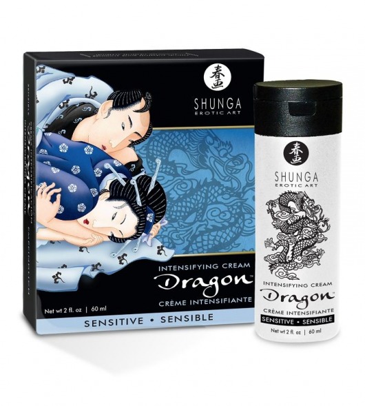 Интимный мужской крем SHUNGA DRAGON SENSITIVE - 60 мл. - Shunga - купить с доставкой в Балаково