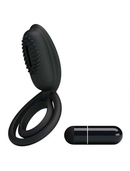 Эрекционное кольцо с клиторальной щеточкой Esther - Baile - в Балаково купить с доставкой