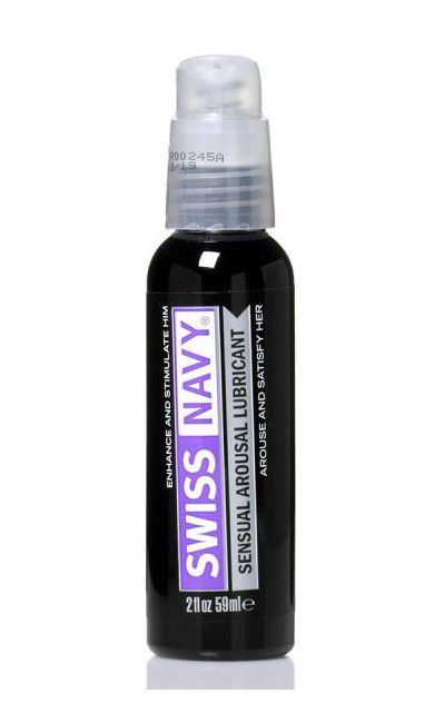 Возбуждающий гель-лубрикант на водной основе Sensual Arousal Lubricant - 59 мл. - Swiss navy - купить с доставкой в Балаково