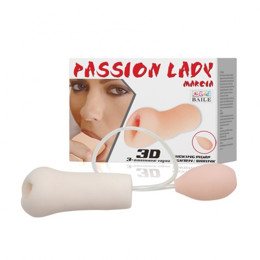 Мастурбатор Passion Lady Marcia с грушей для имитации посасывания - Baile - в Балаково купить с доставкой