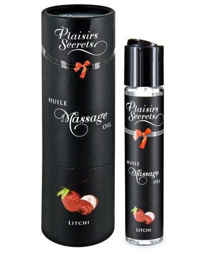 Массажное масло с ароматом личи Huile de Massage Gourmande Litchi - 59 мл. - Plaisir Secret - купить с доставкой в Балаково