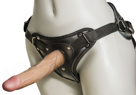 Женский страпон с вагинальной пробкой Woman Strap - 18 см. - LOVETOY (А-Полимер) - купить с доставкой в Балаково
