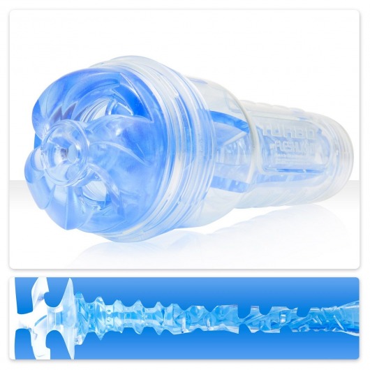 Мастурбатор Fleshlight Turbo - Trust Blue Ice - Fleshlight - в Балаково купить с доставкой