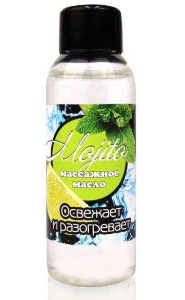 Массажное масло для тела Mojito с ароматом лайма - 50 мл. - Биоритм - купить с доставкой в Балаково