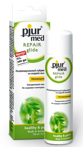 Регенирирующий лубрикант с гиалуроновой кислотой pjur MED Repair glide - 100 мл. - Pjur - купить с доставкой в Балаково