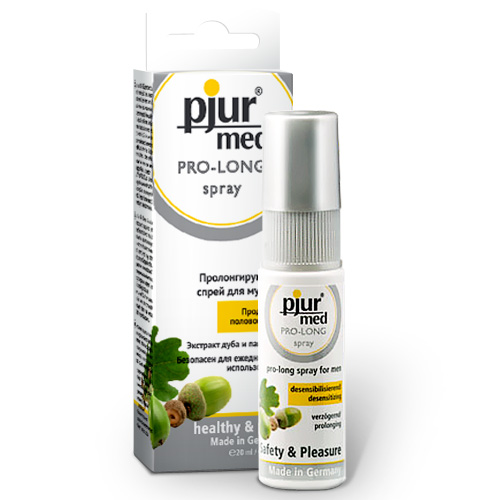 Пролонгирующий спрей с экстрактом дуба и пантенолом pjur MED Pro-long Spray - 20 мл. - Pjur - купить с доставкой в Балаково