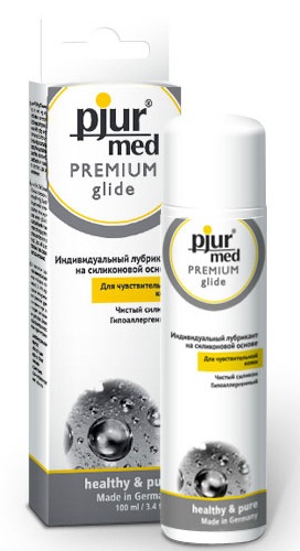 Гипоаллергенный силиконовый лубрикант pjur MED Premium glide - 100 мл. - Pjur - купить с доставкой в Балаково