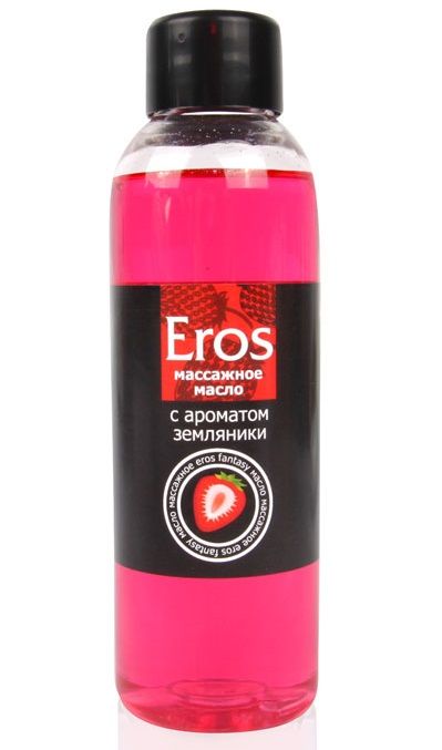 Массажное масло Eros fantasy с ароматом земляники - 75 мл. - Биоритм - купить с доставкой в Балаково
