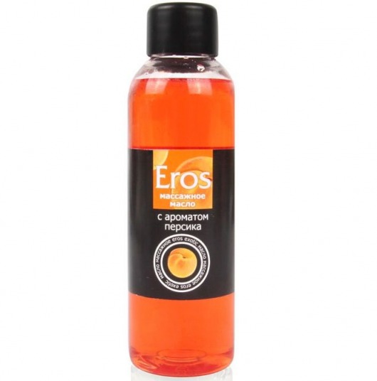 Массажное масло Eros exotic с ароматом персика - 75 мл. - Биоритм - купить с доставкой в Балаково