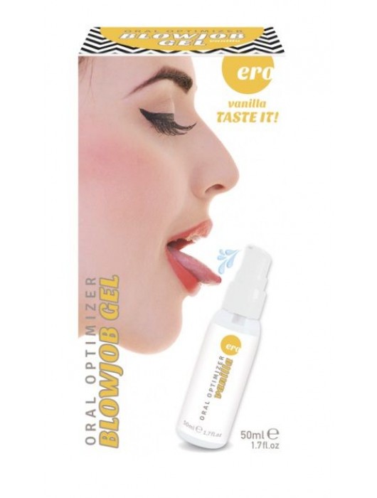 Увлажняющий гель для орального секса с ароматом ванили - 50 мл. - Ero - купить с доставкой в Балаково