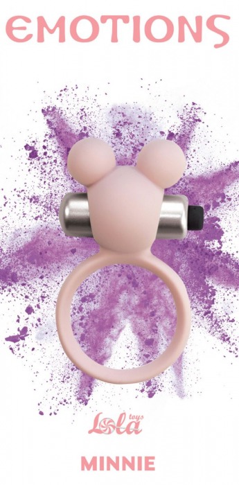 Розовое эрекционное виброколечко Emotions Minnie Light pink - Lola Games - в Балаково купить с доставкой