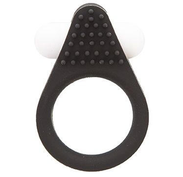 Чёрное эрекционное кольцо LIT-UP SILICONE STIMU RING 1 BLACK - Dream Toys - в Балаково купить с доставкой