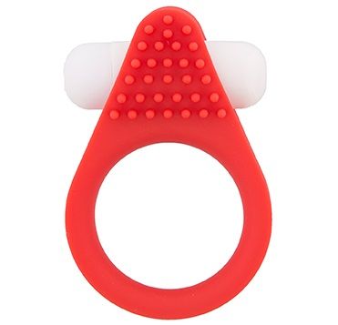 Красное эрекционное кольцо LIT-UP SILICONE STIMU RING 1 RED - Dream Toys - в Балаково купить с доставкой