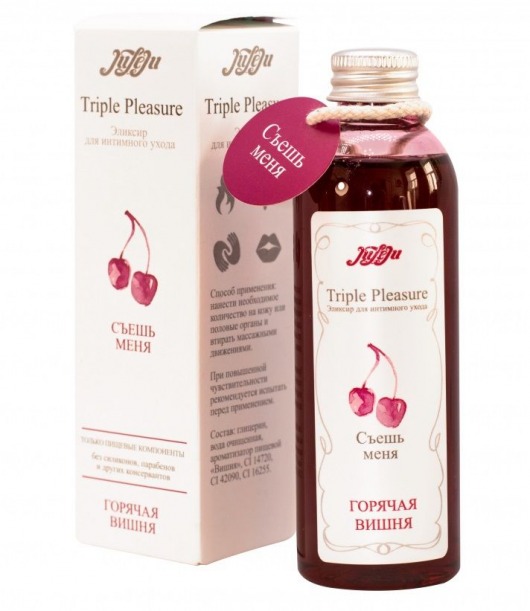 Эликсир Triple Pleasure  Горячая вишня  - 130 гр. - JULEJU - купить с доставкой в Балаково