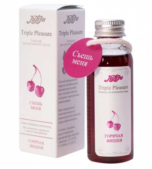 Эликсир Triple Pleasure  Горячая вишня  - 65 гр. - JULEJU - купить с доставкой в Балаково